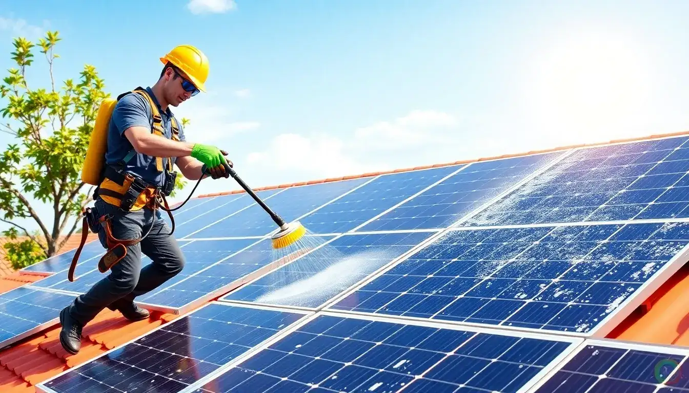 How often should solar panels be cleaned to maximize efficiency