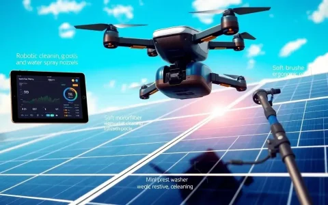 What are the best cleaning tools for solar panels