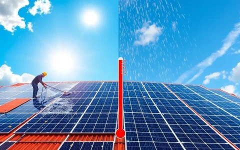 How does weather affect the cleaning schedule of solar panels