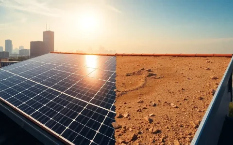 How does dirt accumulation affect the lifespan of solar panels