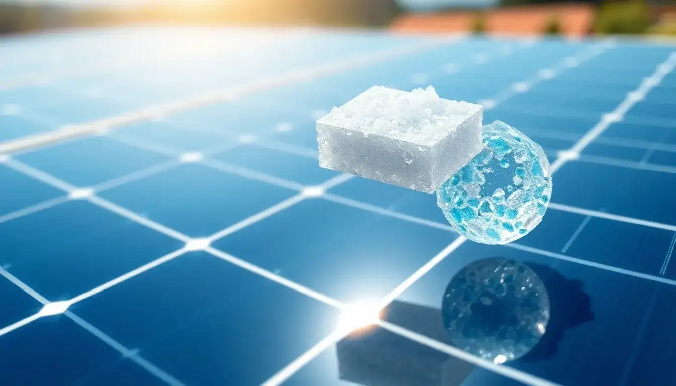 What materials are most commonly used for anti-reflective coatings on solar panels