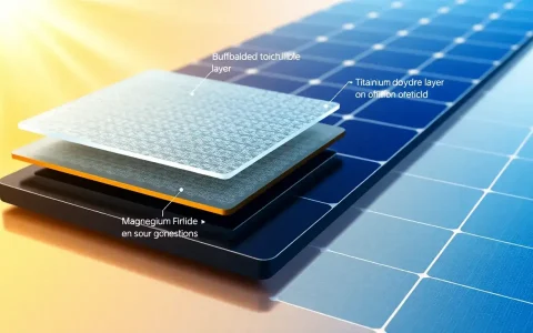 What materials are commonly used in anti-reflective coatings for solar panels