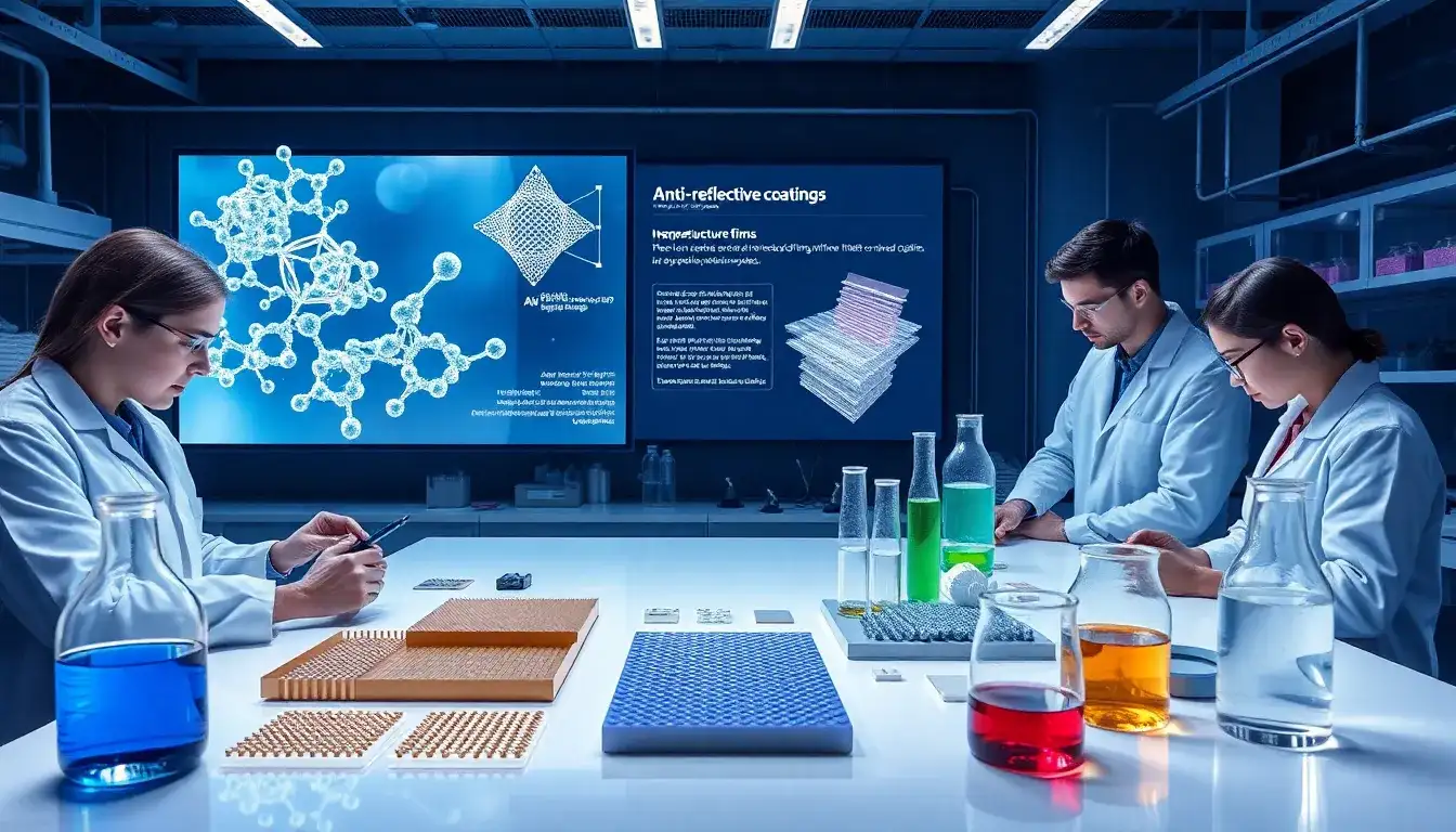 Are there any new materials being researched for anti-reflective coatings