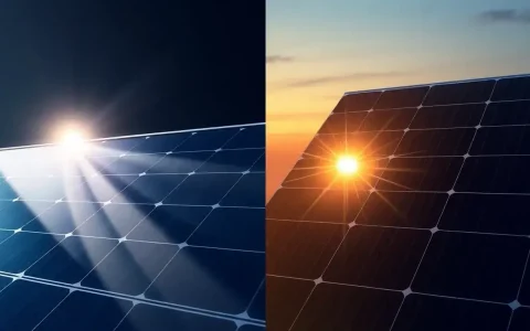 How do anti-reflective coatings affect solar panel performance in low-light conditions