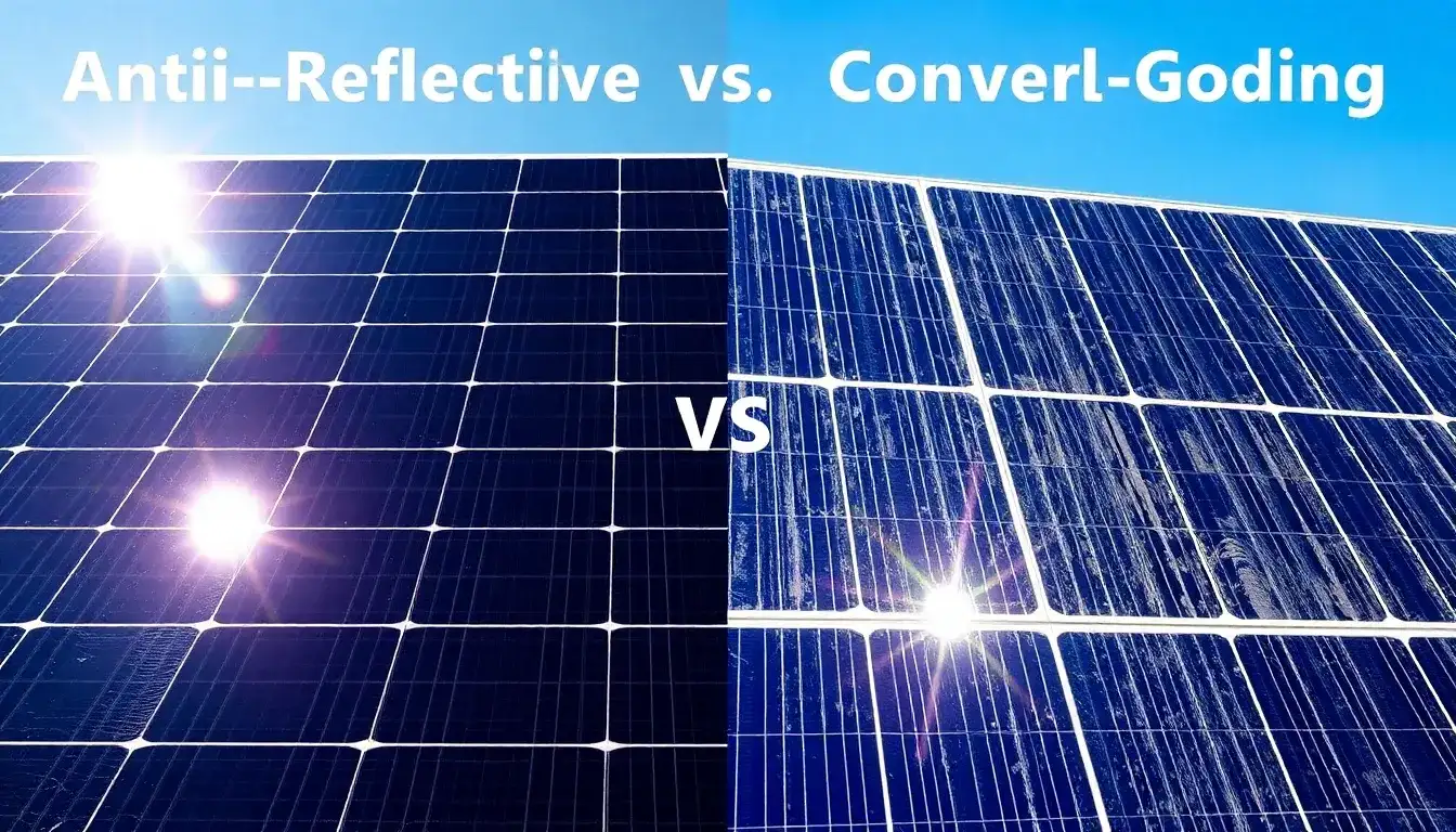 How do anti-reflective coatings compare to other types of solar panel coatings in terms of durability
