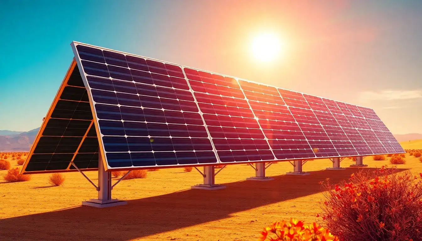 How do anti-reflective coatings affect the durability of solar panels in high-temperature regions