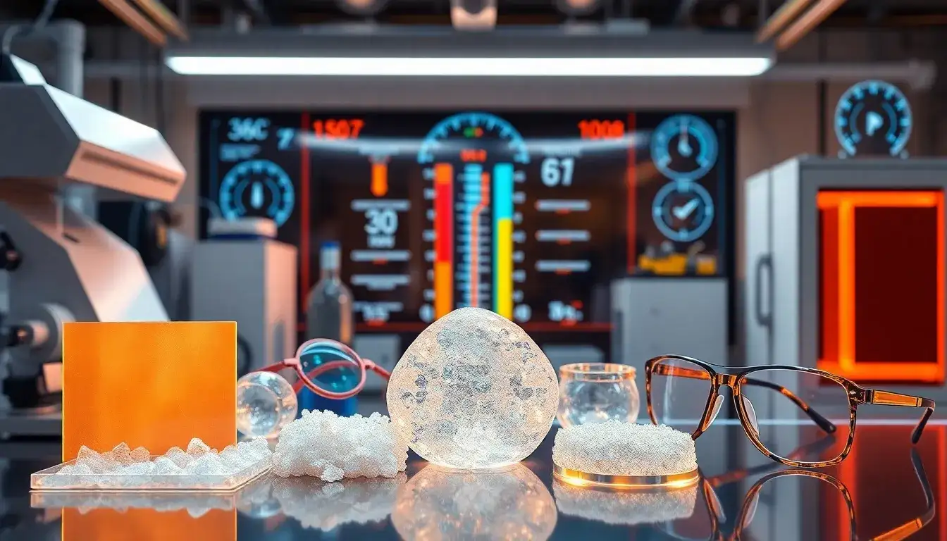 Are there any specific materials used in anti-reflective coatings that are more effective in high-temperature environments