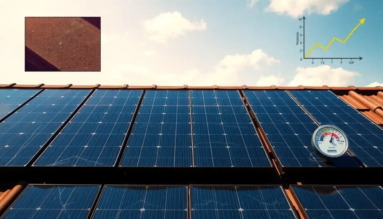 What are the signs that my solar panels are degrading