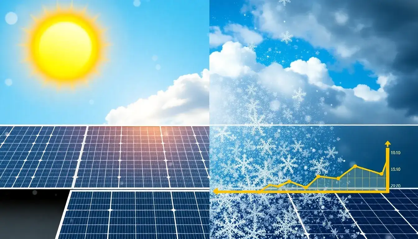 How does weather impact solar panel degradation rates