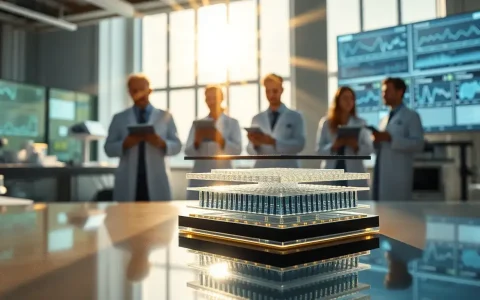 How does the tandem solar cell design improve overall efficiency