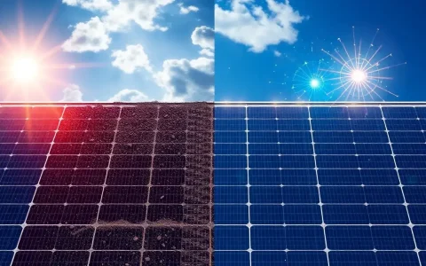 How does environmental exposure impact the degradation rate of solar panels