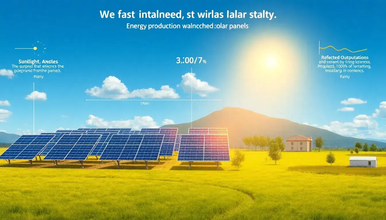 What are the main factors influencing the energy production variability of bifacial solar panels