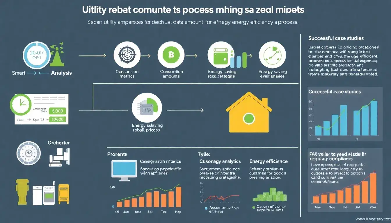 How do utility companies determine the rebate amounts