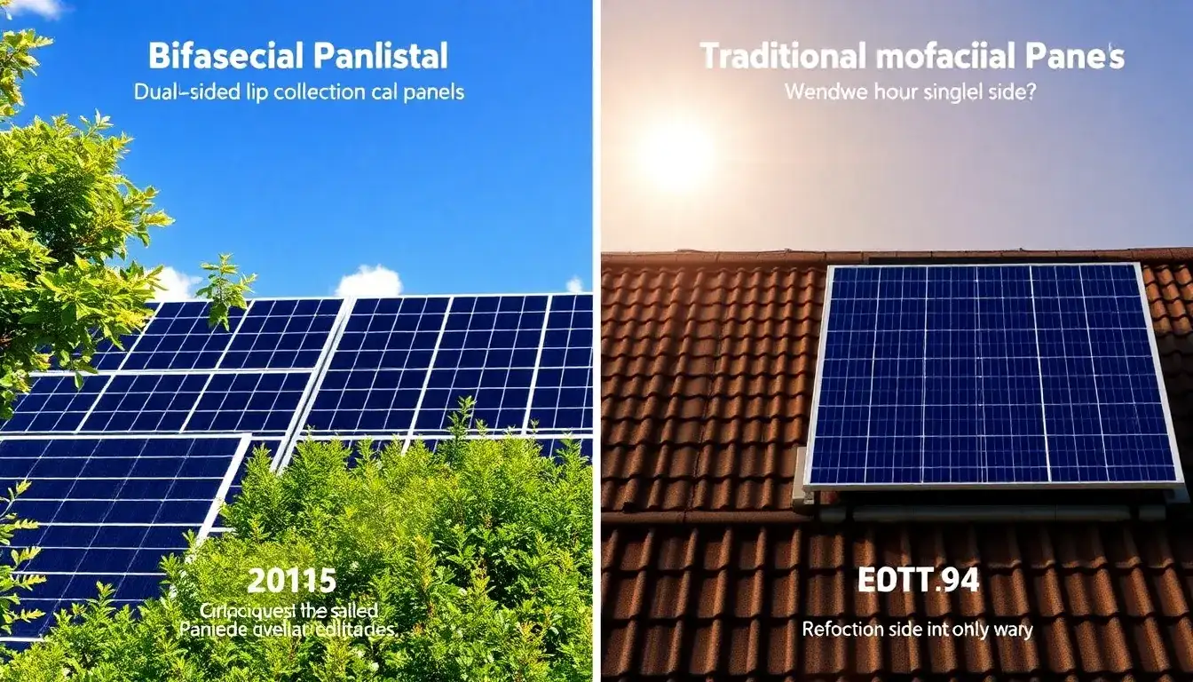 How does the lifespan of bifacial solar panels compare to traditional monofacial panels