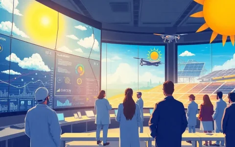 How does AI predict weather patterns for solar energy