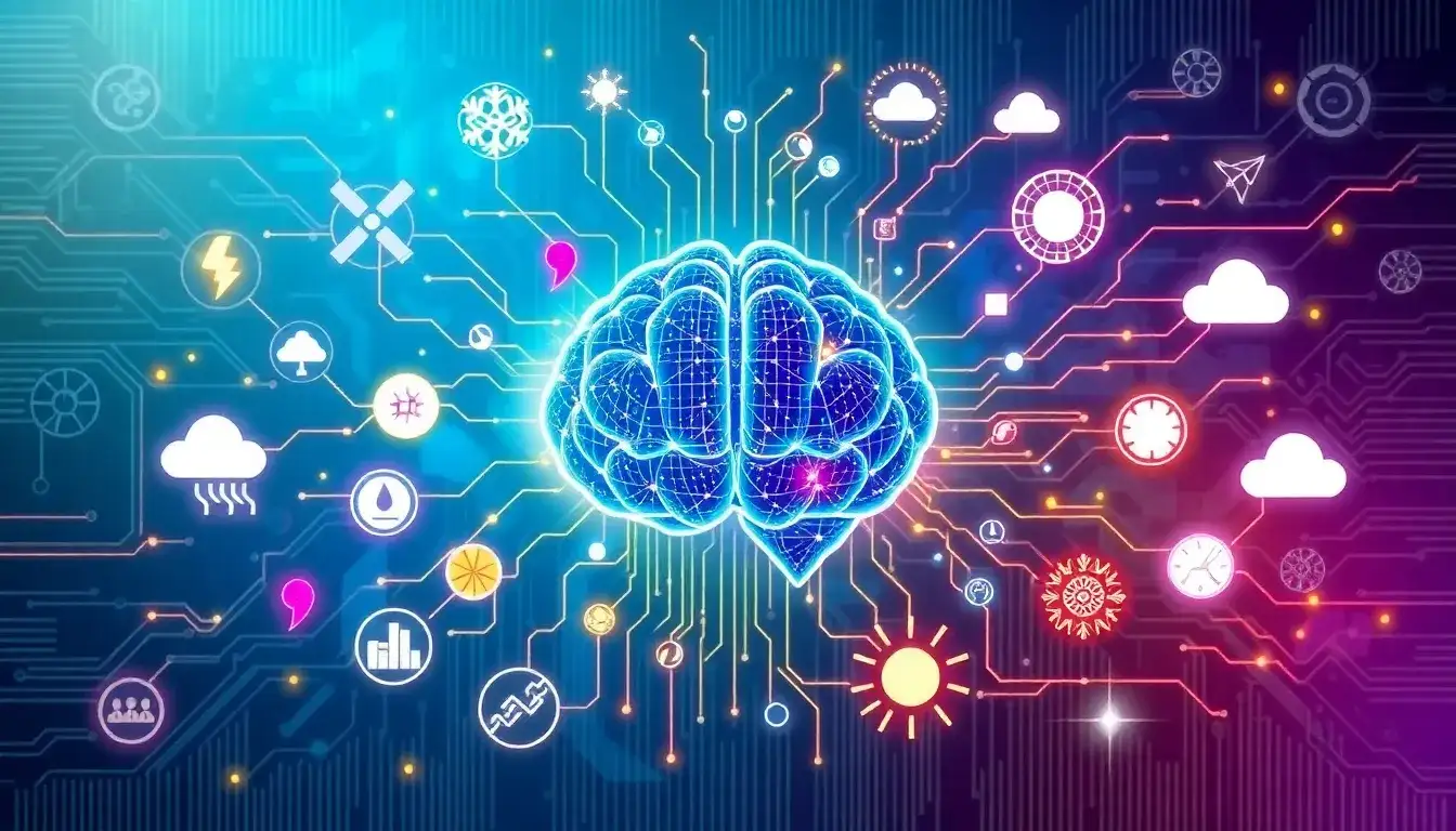 How does AI handle data from different weather sources