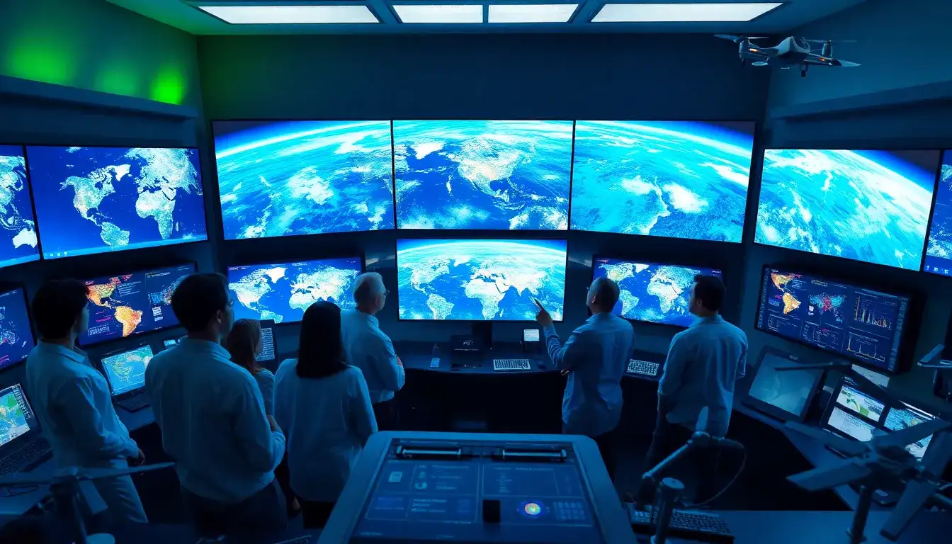 How does AI integrate satellite imagery into weather predictions