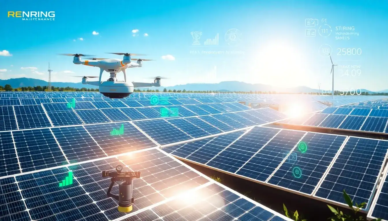 What are the main benefits of AI in solar panel maintenance