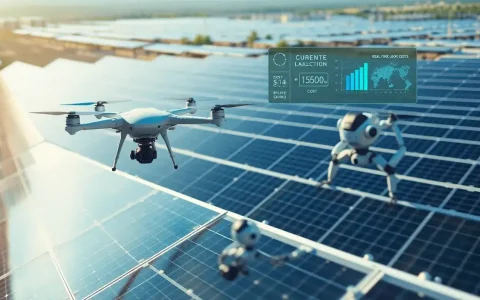 What are the cost savings associated with AI in solar maintenance
