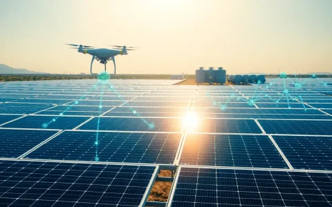 How does AI improve the efficiency of solar energy systems