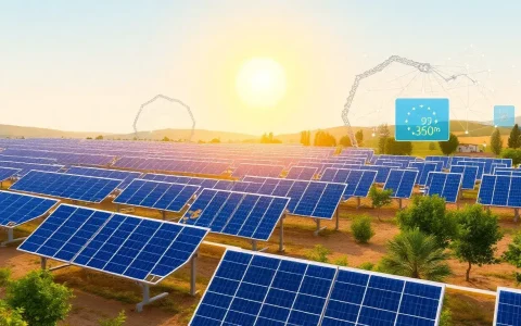 How does AI optimize the tilt and orientation of solar panels