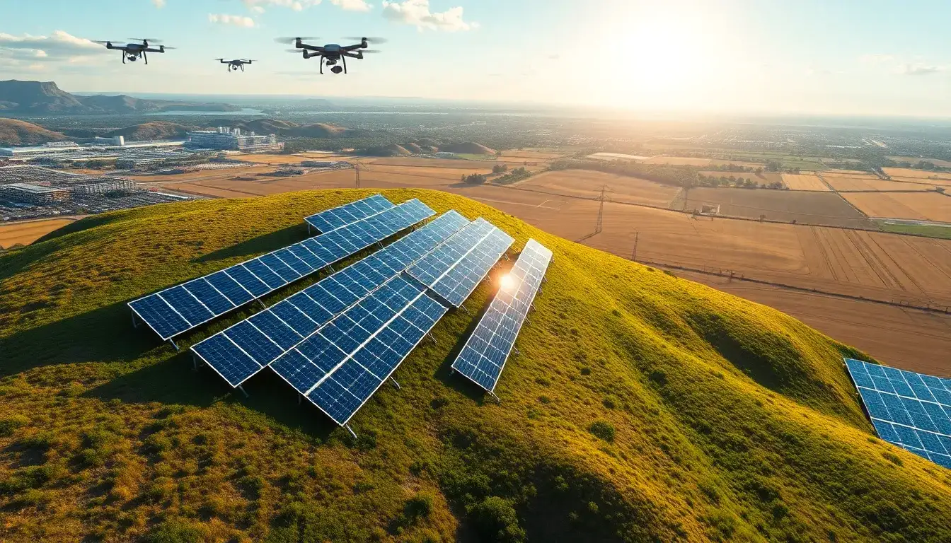 Can AI optimize the placement and orientation of solar panels