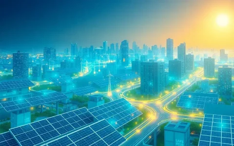 How does AI contribute to smart grid management for solar energy