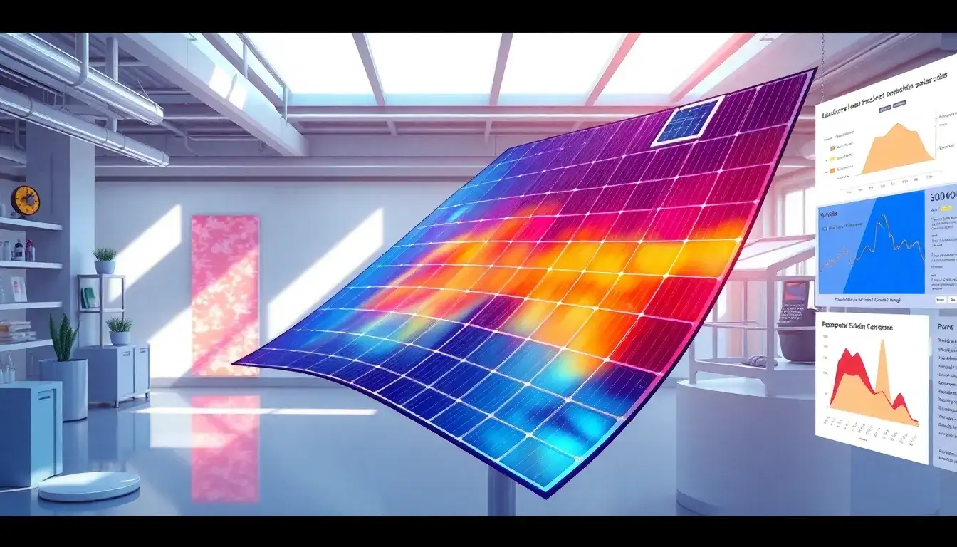 What are the most effective solutions for reducing hot spots in flexible solar panels