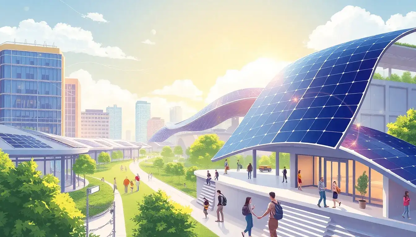 How does the efficiency of flexible solar panels impact their overall performance