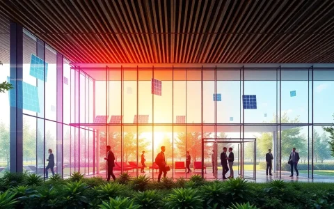 What are the main advantages of using thermochromic photovoltaic glass in buildings