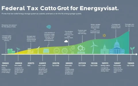How does the federal tax credit for energy storage systems change over time