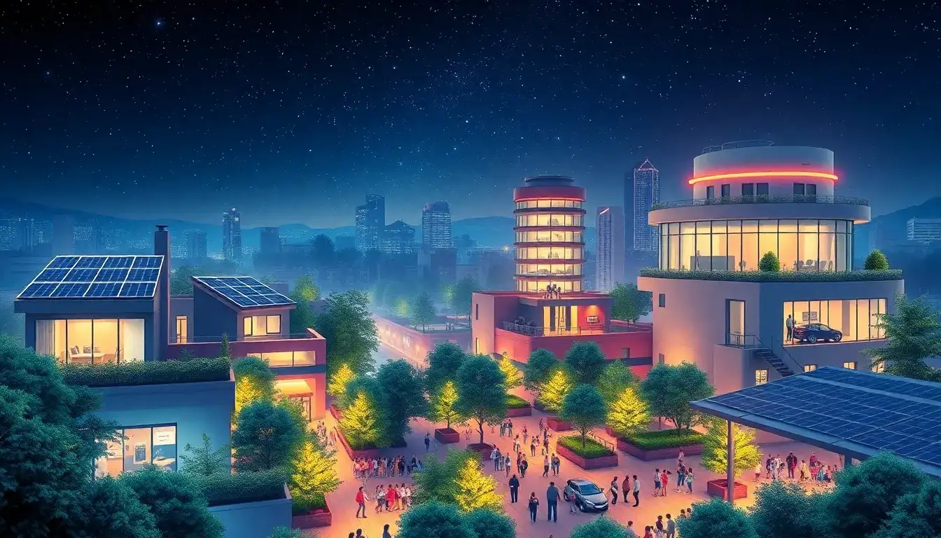 What are the main applications for night solar panels