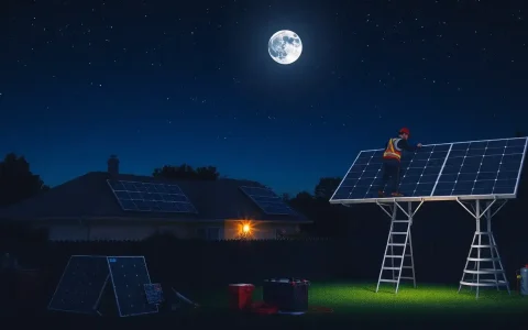 What are the installation requirements for night solar panels