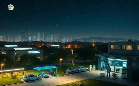 Are there any real-world applications where nighttime solar panels are currently being used