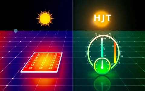 How does the temperature coefficient of thin-film solar panels compare to HJT technology