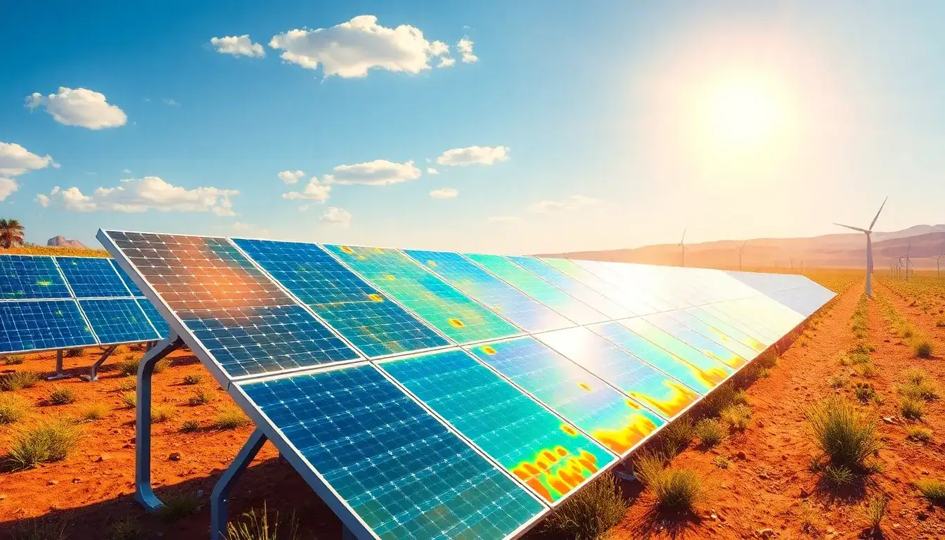 Are there any new advancements in solar panel technology that reduce the impact of high temperatures