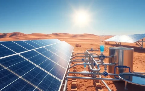 How much water does a typical solar panel cooling system consume daily