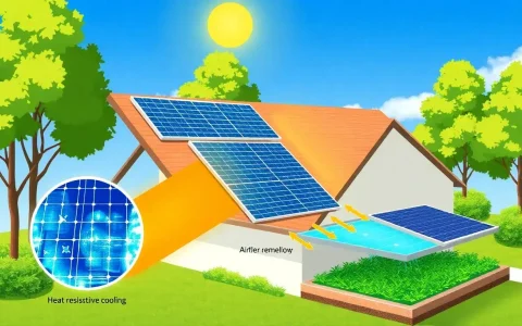 What are the best passive cooling techniques for solar panels