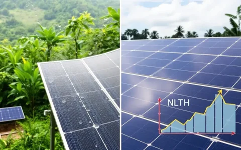How does humidity impact solar panel efficiency