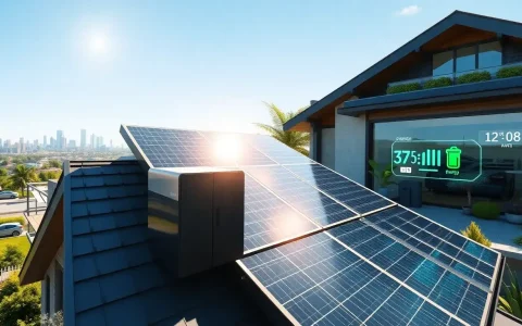 How does combining solar panels with battery storage improve energy independence