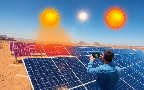 Can adjusting the tilt of solar panels help mitigate the effects of high temperatures