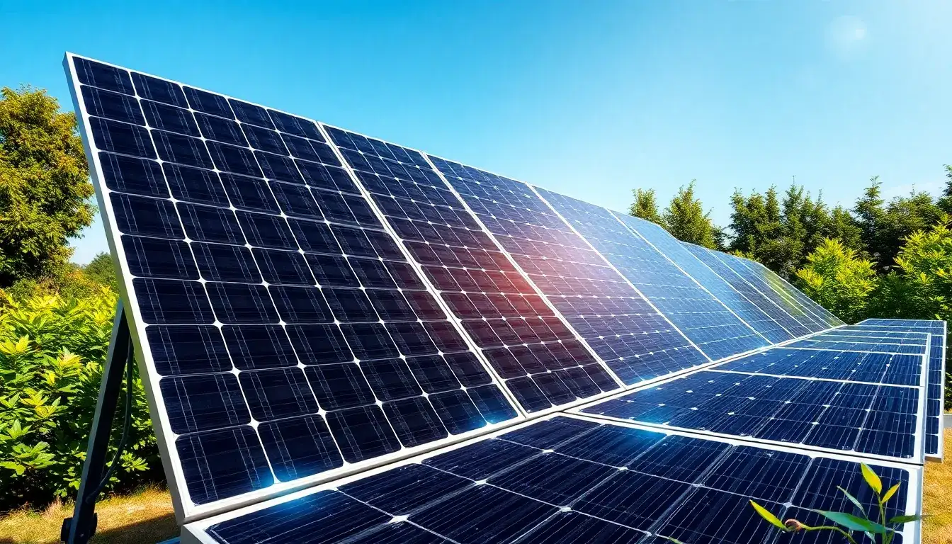 What are the best solar panels with the lowest temperature coefficients