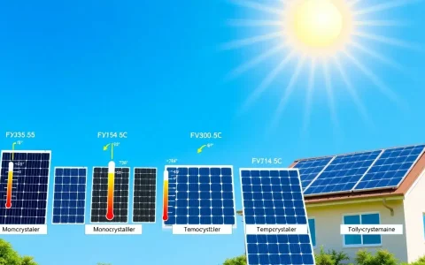 Are there specific solar panel brands that have better temperature coefficients