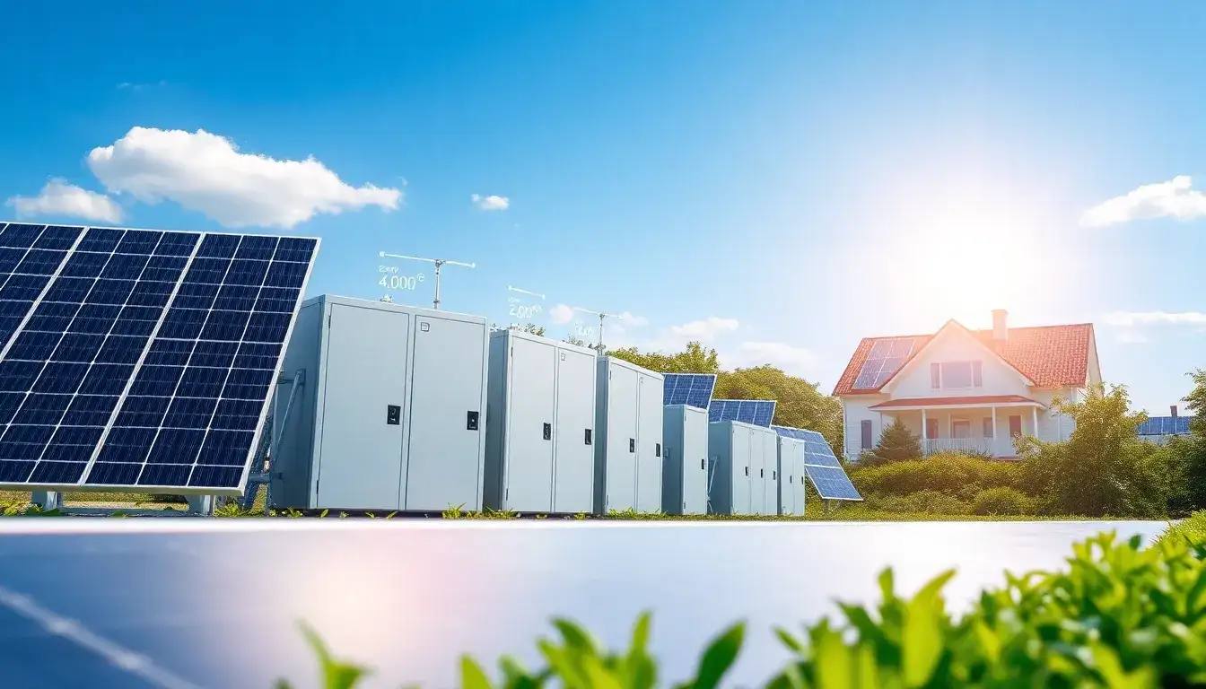 How does battery storage enhance the reliability of solar energy systems