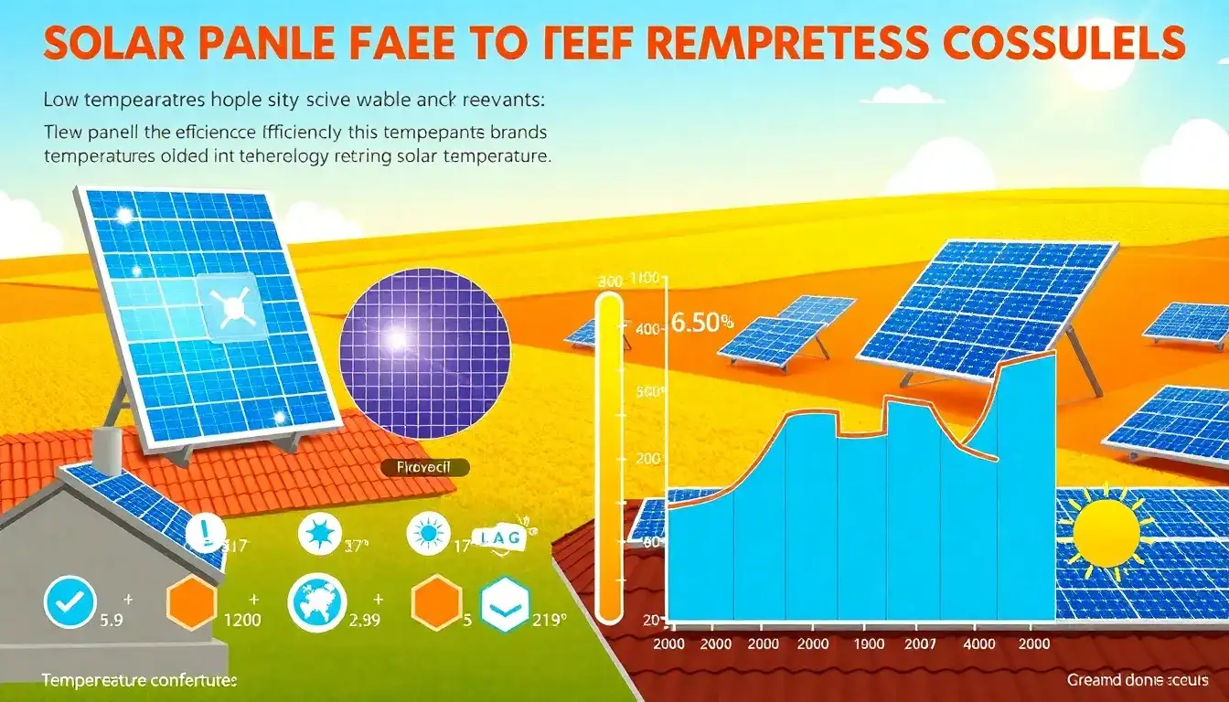Which solar panel brands have the lowest temperature coefficients