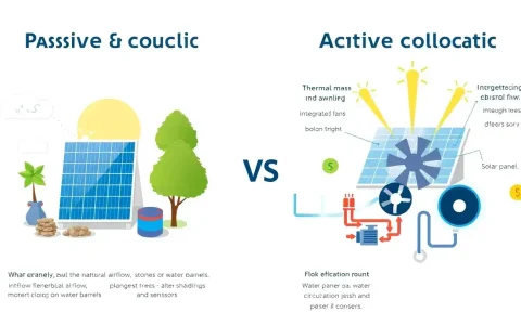 Are there any significant cost differences between passive and active cooling systems for solar panels