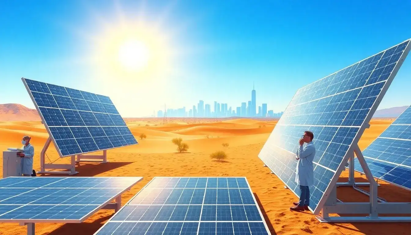 Are there any new advancements in solar panel technology that address high temperature issues