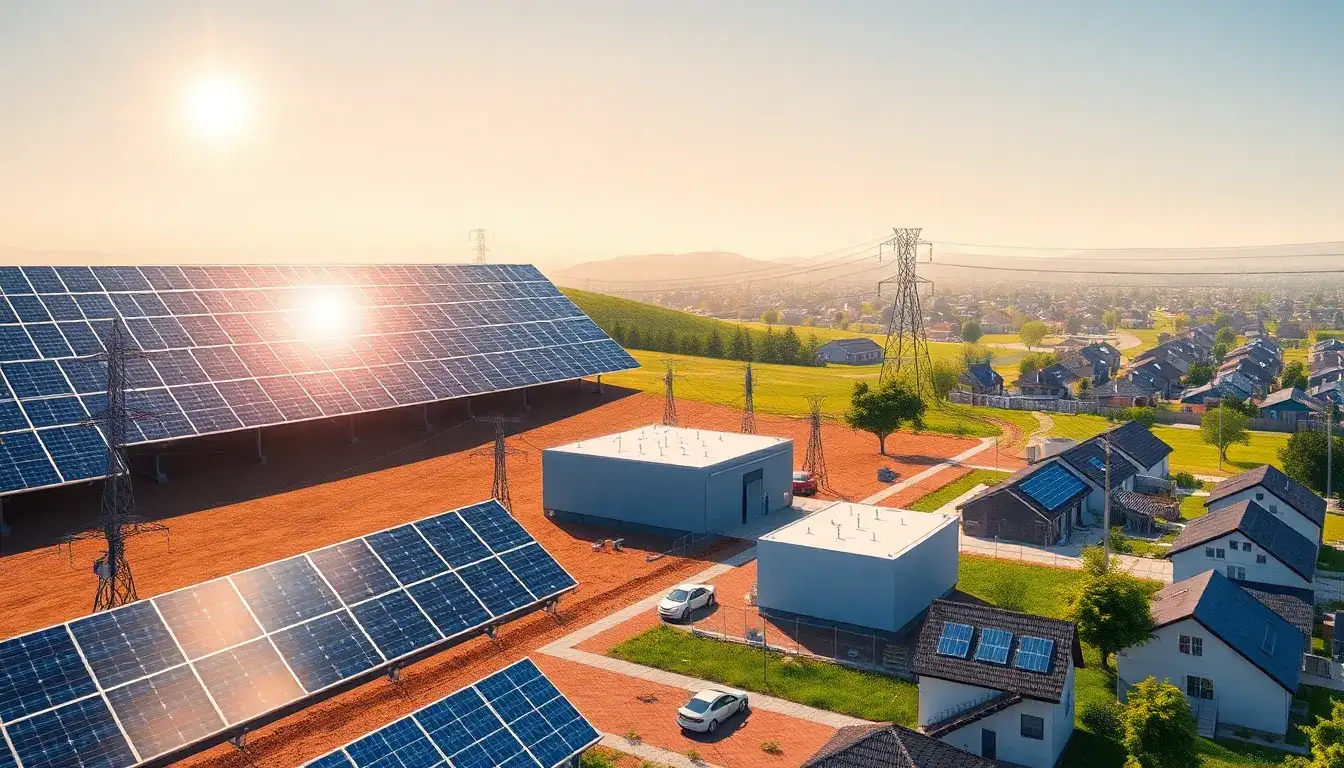 How does solar plus storage systems contribute to grid stability