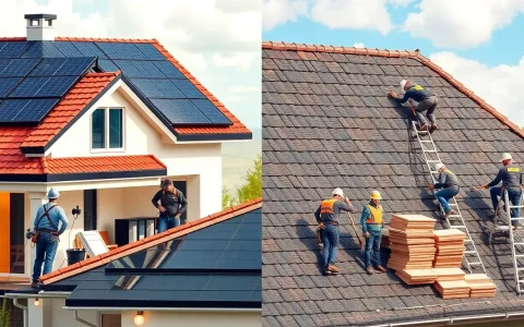 How does the installation process of solar roof tiles differ from traditional roofing materials