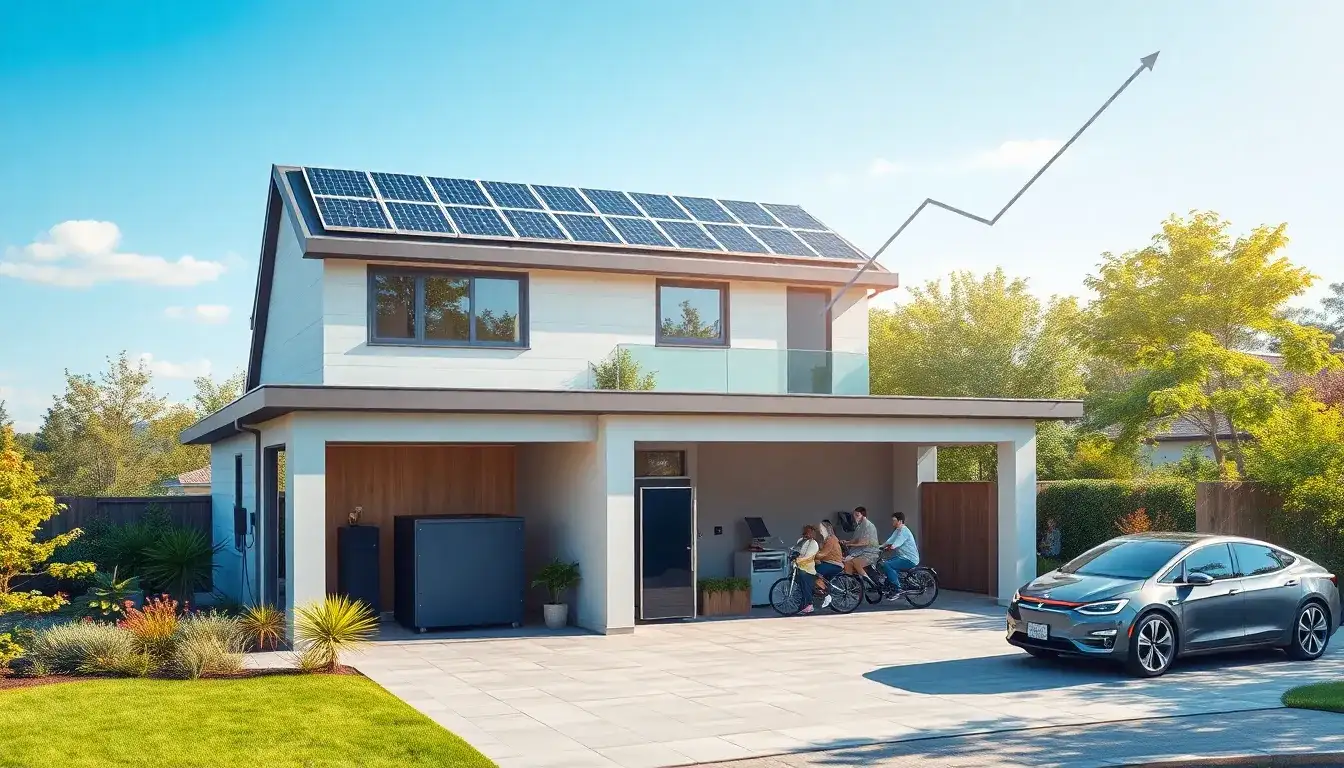 How does residential energy storage increase property value